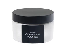 Соль для ванны магниевая Solora, апельсин и корица, белая фото