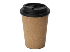 Стакан Probka с двойными стенками, коричневый / черный фото