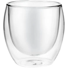 Стакан с двойными стенками Glass Bubble, прозрачный фото