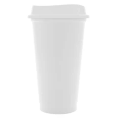 Стакан с крышкой Color Cap White, 450 мл, белый фото