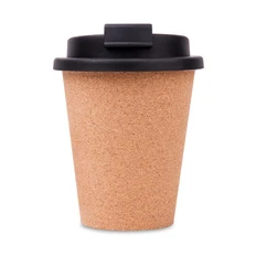 Стакан с крышкой Cork, 350 мл, крафт фото