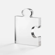 Стела Collab, малая, прозрачная фото