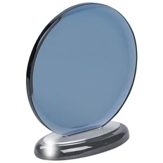 Стела наградная Круг, черный/ серый фото