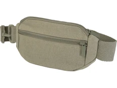 Сумка через плечо «Кресент» из переработанного хлопка, 500 г/м2, зеленая фото