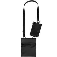 Сумка через плечо с отстегивающимся органайзером Indivo ringLink, черная фото