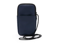 Сумка для мобильного телефона из экокожи Seul, темно-синяя фото