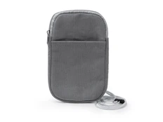 Сумка для мобильного телефона из вельветовой ткани Busnix, серая фото