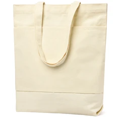 Сумка для покупок Jetta с карманами, 325 г/м², натуральная фото