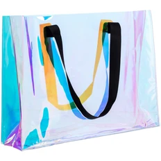 Сумка для покупок Molti Glare Flare, прозрачная / разноцветная фото