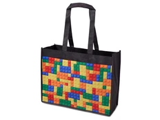 Сумка для шоппинга с карманом и возможностью двухсторонней полноцветной печати, черная фото