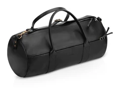 Сумка дорожная кожаная Long River «Угра», черная фото