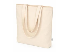 Сумка хлопковая YoonY «Твил», 210 г/м2, бежевая фото