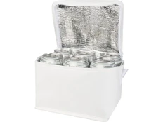 Сумка-холодильник из переработанного полиэстера Spectrum, белая фото