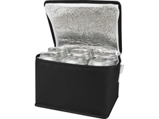 Сумка-холодильник из переработанного полиэстера Spectrum, черная фото