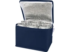 Сумка-холодильник из переработанного полиэстера Spectrum, темно-синяя фото