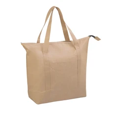 Сумка-холодильник Craft Big из бумаги, бежевая фото