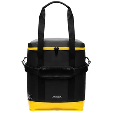 Сумка-холодильник «Порт Диксон», M, черная / желтая фото