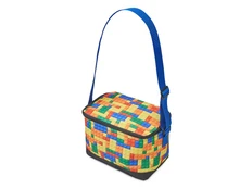 Сумка-холодильник с возможностью полноцветной печати, синяя / разноцветная фото