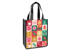 Сумка из нетканого материала PET с возможностью полноцветной печати, 25,4 x 20,3 x 10,1 см, разноцветная фото