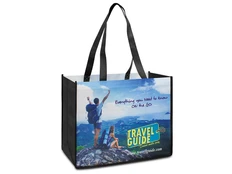 Сумка из нетканого материала PET с возможностью полноцветной печати, 30,4 x 40,6 x15,2 см, разноцветная фото