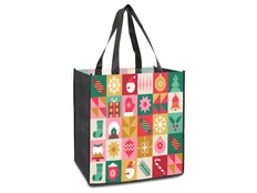 Сумка из нетканого материала PET с возможностью полноцветной печати, 33 x 30,4 x 20,3 см, разноцветная фото