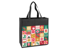 Сумка из нетканого материала PET с возможностью полноцветной печати, 33 x 33 x 12,7 см, разноцветная фото