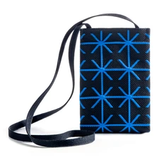 Сумка кросс-боди Palitra, черная / синяя фото