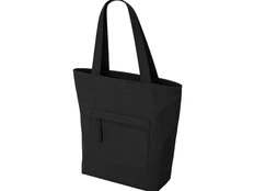 Сумка на молнии из хлопка Zipper Neo, черная фото