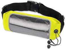 Сумка на пояс Спринт, чёрная/жёлтая фото