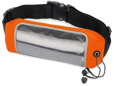Сумка на пояс Спринт, черный, оранжевый фото