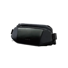 Сумка наплечная Korin FlipSling, темно-зеленая / черная фото