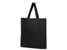 Сумка-оверсайз из спанбонда Overy, черная фото