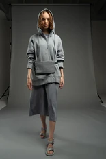 Сумка поясная andor W2, серая фото