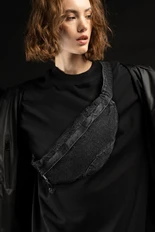 Сумка поясная Andor W6, черная фото