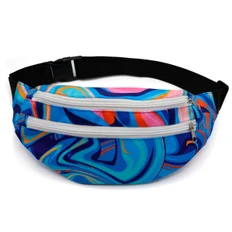 Сумка поясная «Модерн» с полноцветной печатью, разноцветная фото