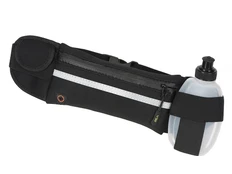 Сумка поясная с бутылкой Vibe Marathon, черная фото