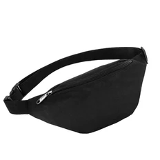 Сумка поясная Shift, 2 отделения, черная фото