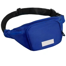 Сумка поясная Split To Go, синяя / серебристая фото