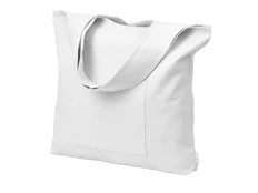 Сумка-шопер из хлопка Vest, 340 г/м2, белая фото