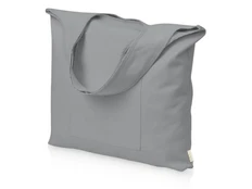 Сумка-шоппер из переработанного хлопка Revest, 320 г/м2, серая фото