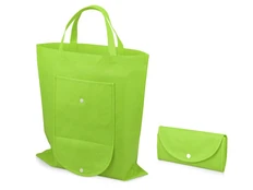 Сумка складная из нетканого материала Plema, салатовая фото