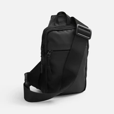 Сумка спортивная кросс-боди UrbanHike, черная фото