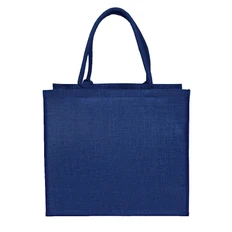 Сумка из джута Clicra Caravan Jute, темно-синяя фото