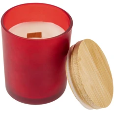 Свеча ароматическая Savor Flavor, ver.2, апельсин и корица, красная фото