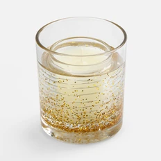 Свеча ароматическая Luminati, масло ши и ваниль, золотая фото