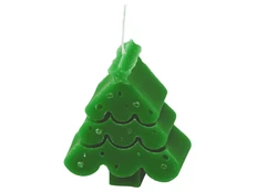 Свеча «Елочка», зеленая фото