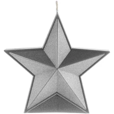 Свеча High Five, серебристая фото