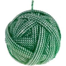 Свеча Kniteam, клубок, зеленая фото