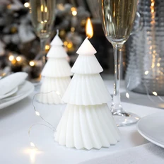 Свеча Snowtree, белая фото