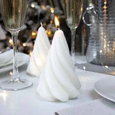 Свеча Sparklet, белая фото